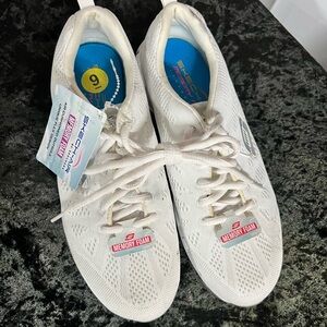 Skechers Women's White Memory Foam Shoes